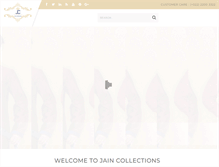 Tablet Screenshot of jaincollections.com